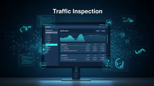 ubiquiti dream router traffic inspection dashboard showing application categories and bandwidth usage